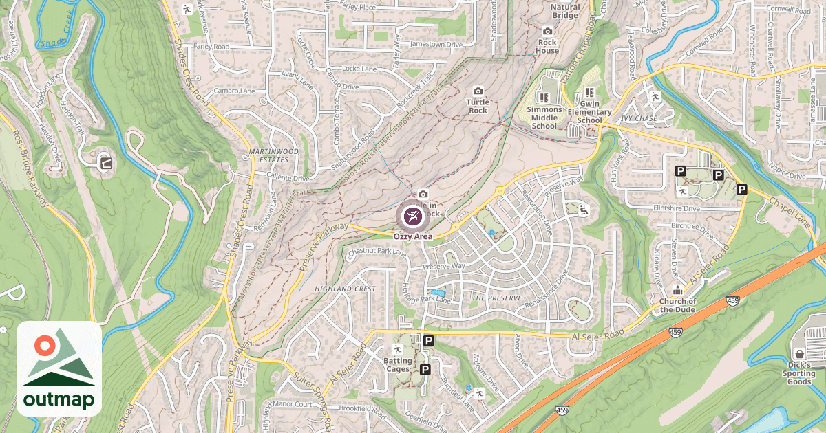 Map of Ozzy Area