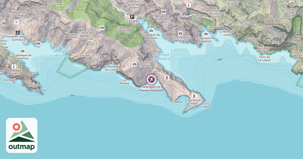 Map of Arbrajym et Planète Marseille