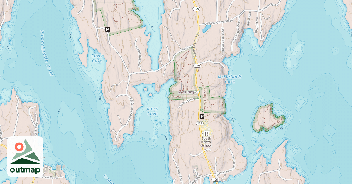Map of Moss Icing