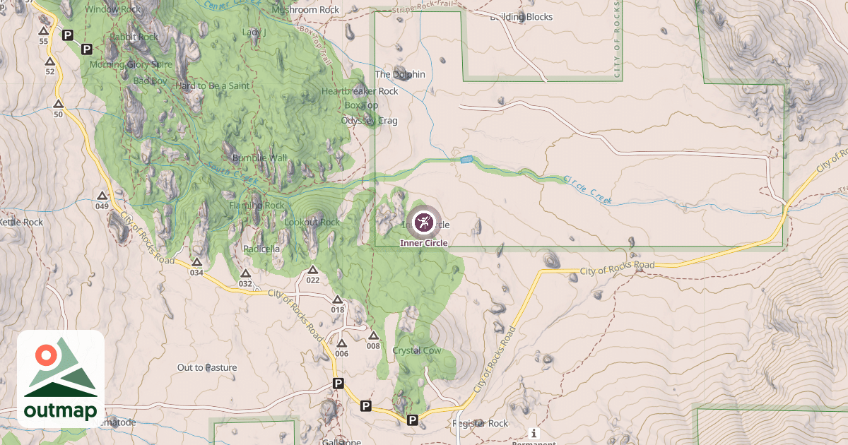 Map of Inner Circle