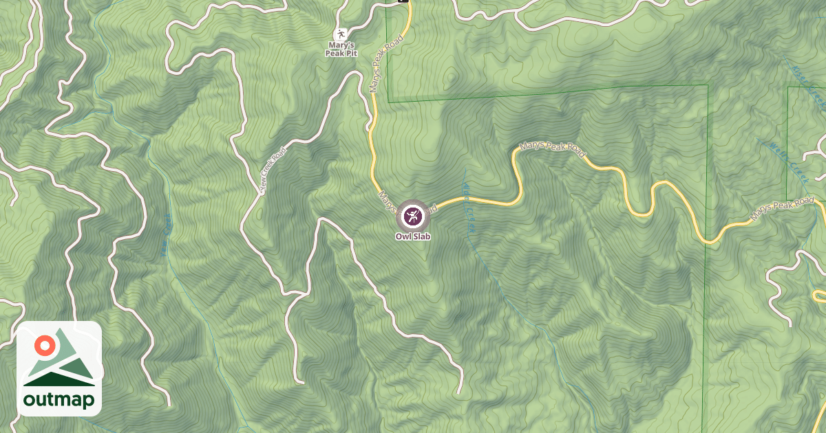 Map of Owl Slab