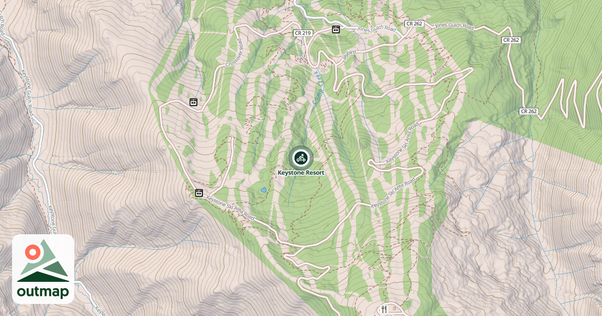 Map of Keystone Resort