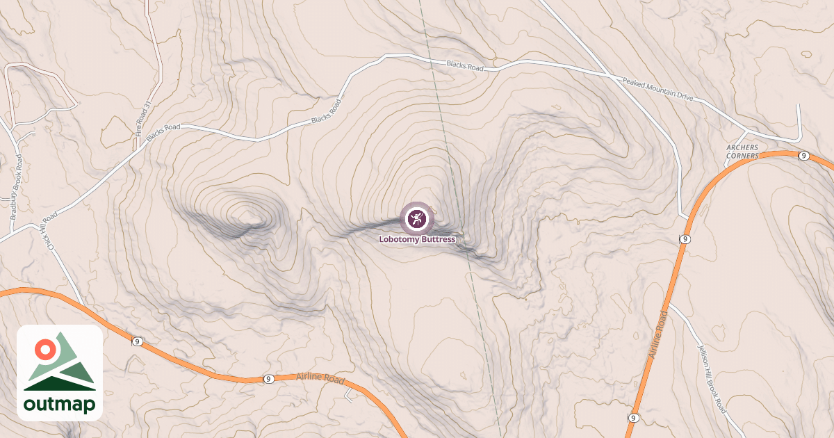 Map of Lobotomy Buttress