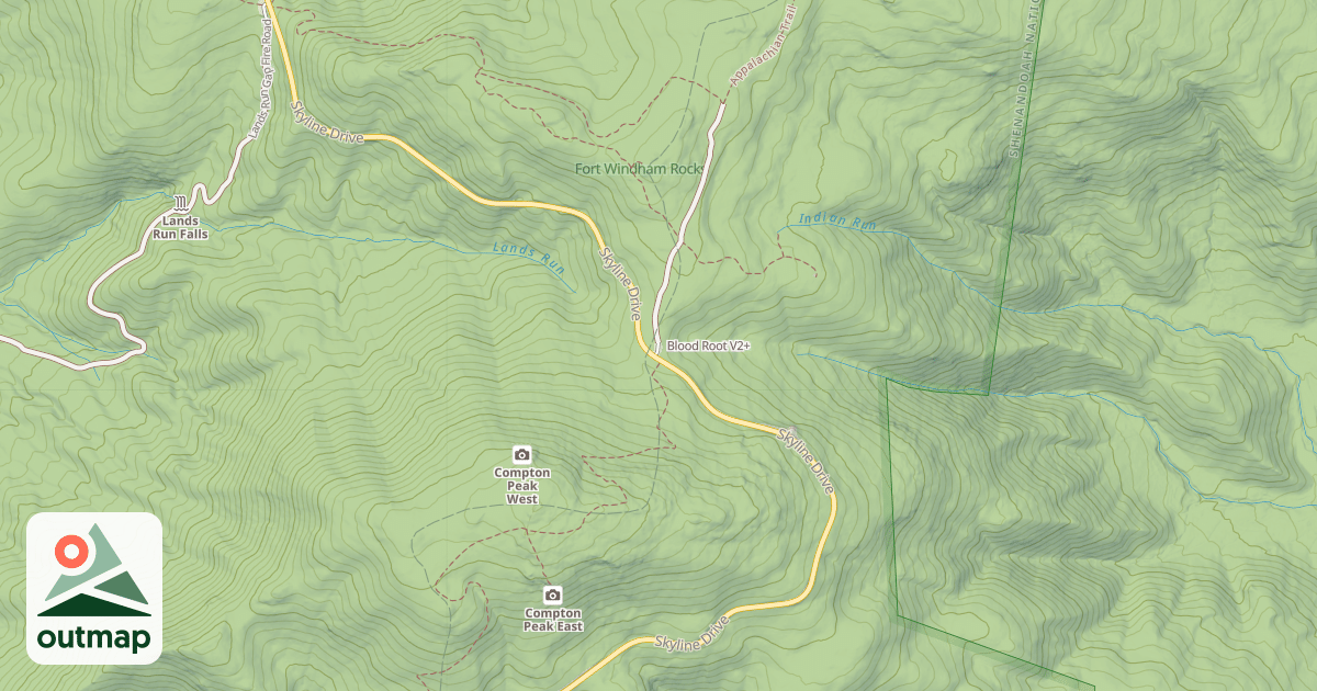 Map of Blood Root