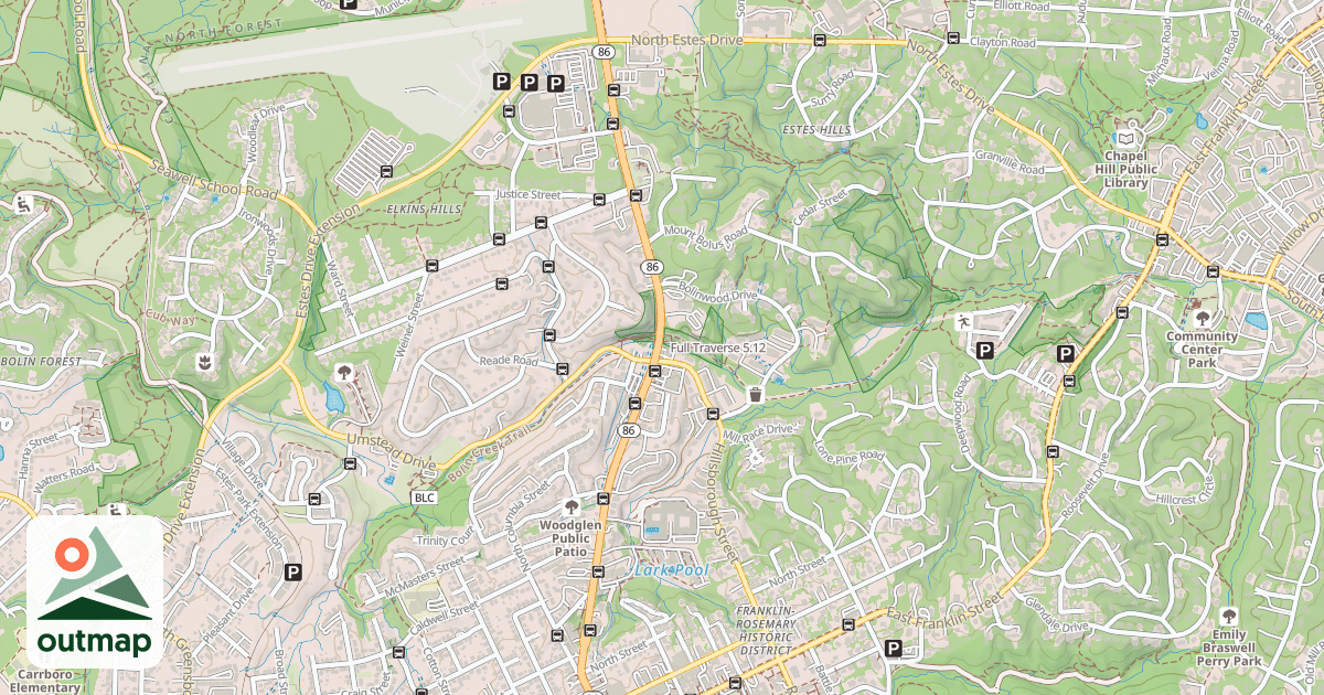 Map of Full Traverse
