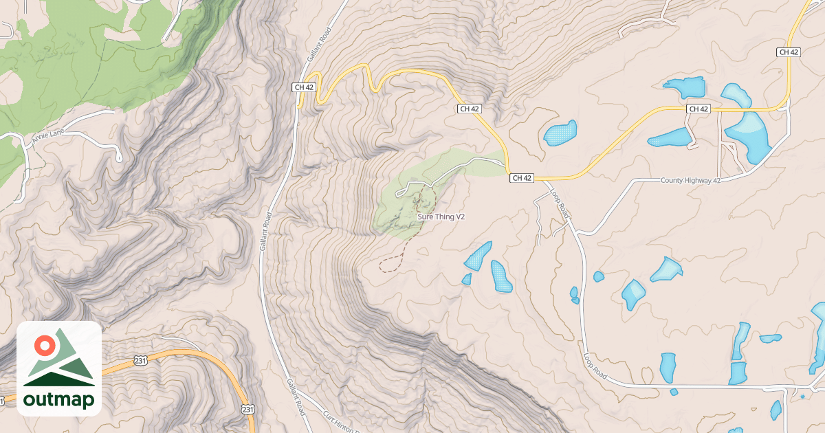 Map of Sure Thing