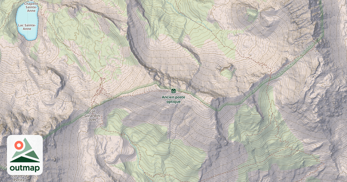 Map of Ancien poste optique