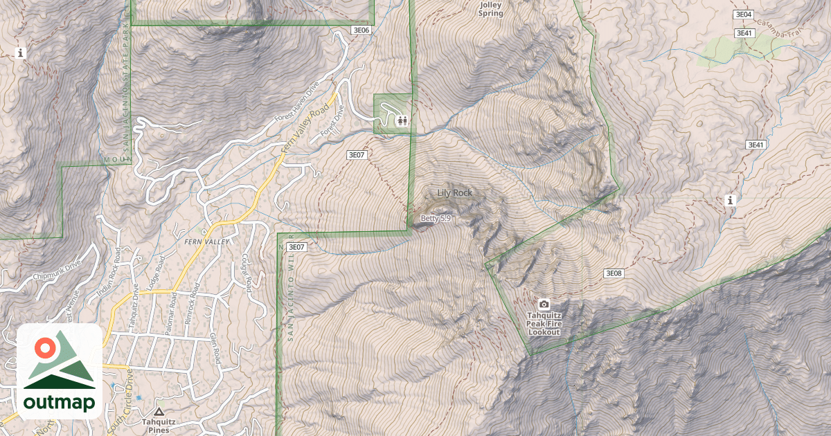 Map of Betty