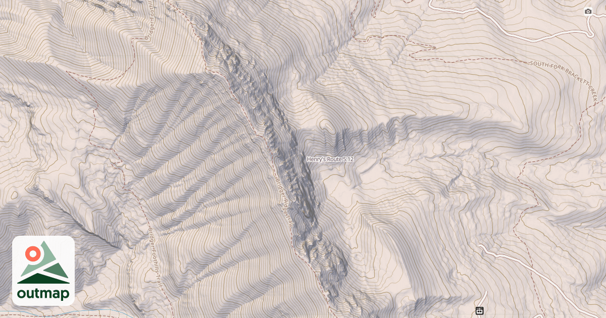 Map of Henry's Route