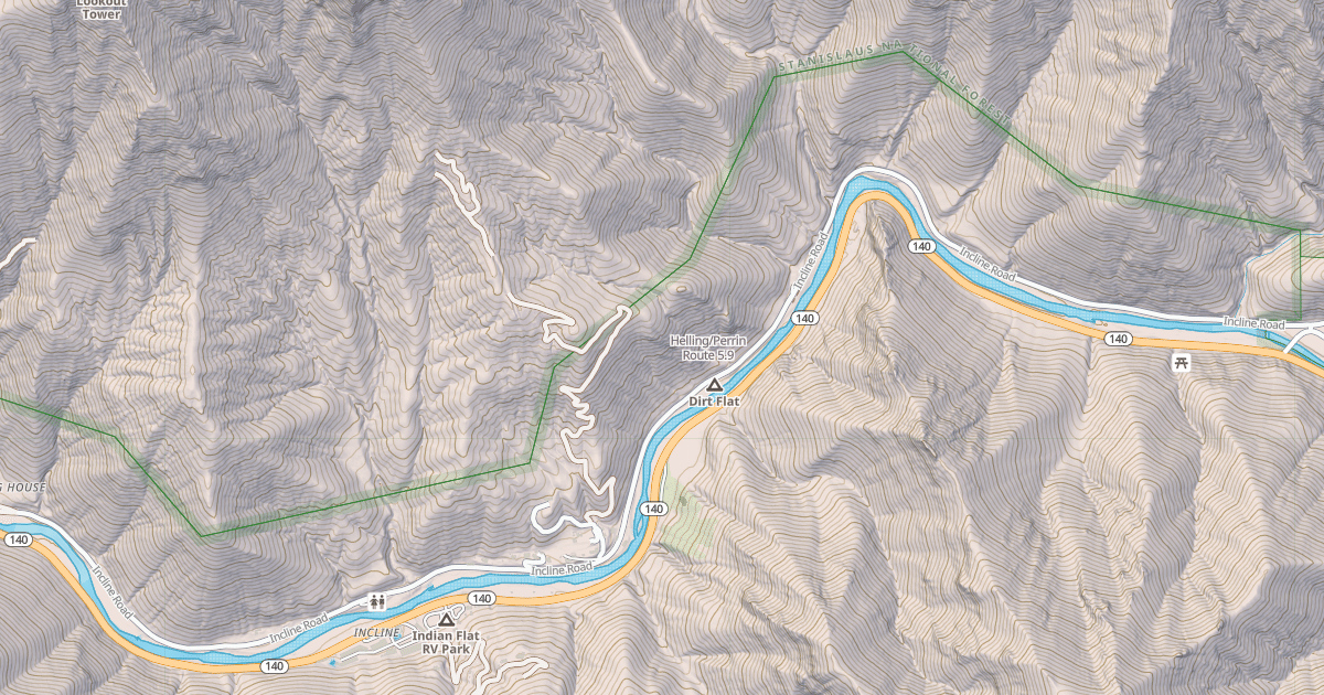 Map preview of Helling/Perrin Route