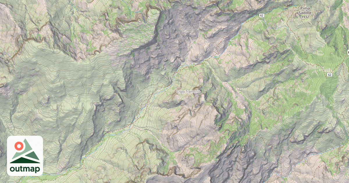 Map of Crazy Train