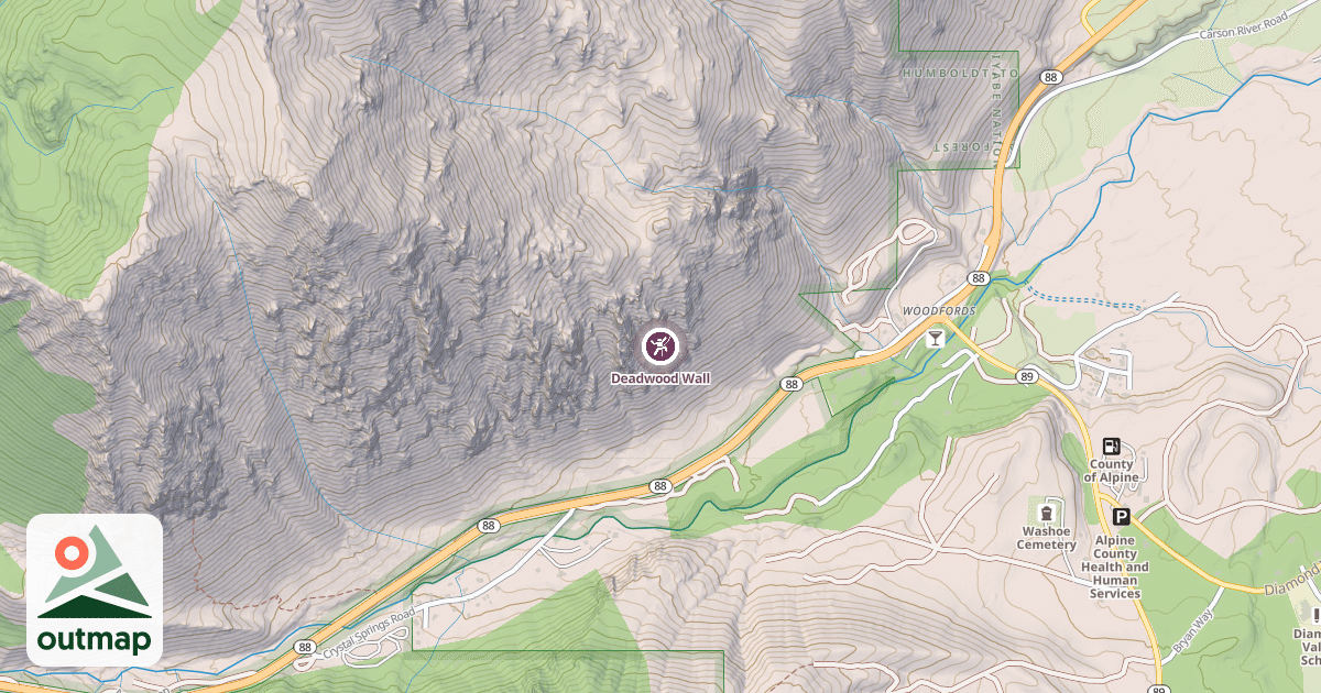 Map of Deadwood Wall