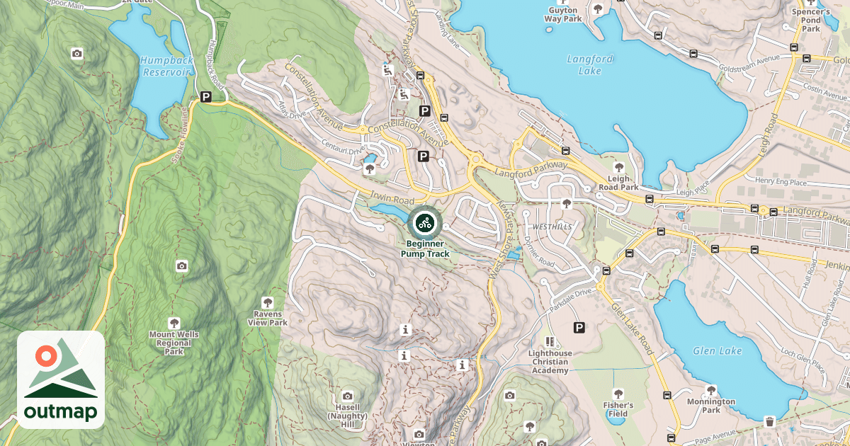 Map of Beginner Pump Track