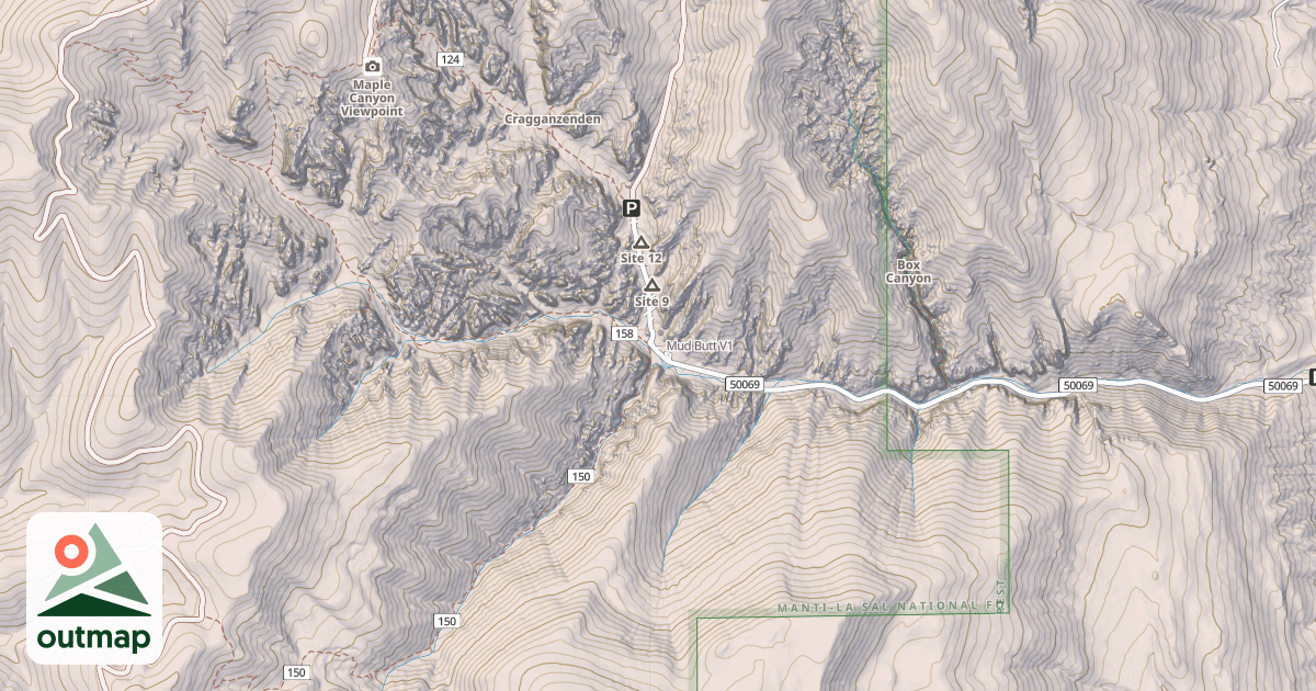 Map of Mud Butt