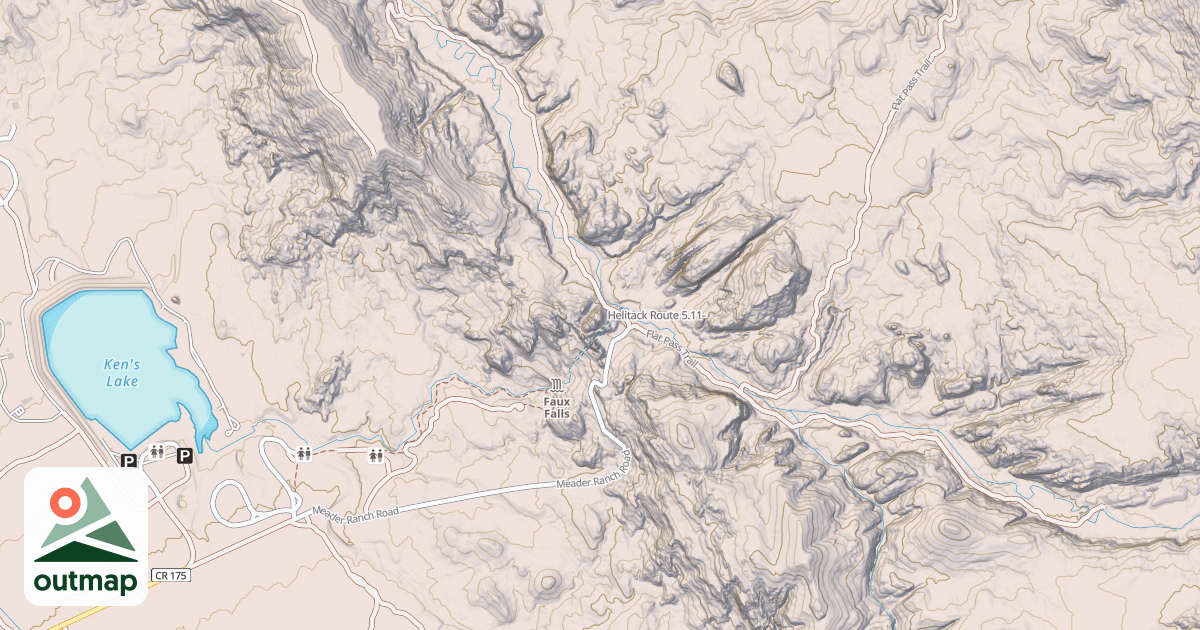 Map of Helitack Route