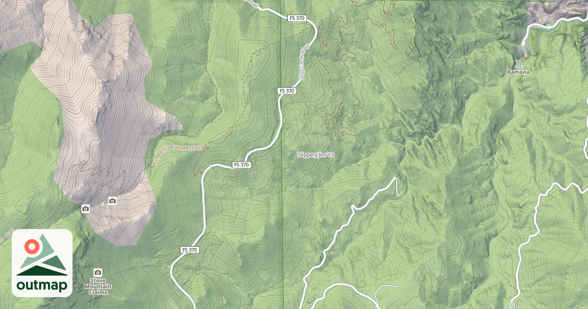 Map of Slippery Jim