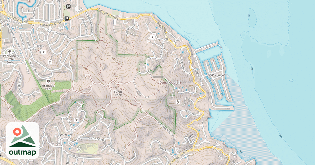 Map of Corner Crack