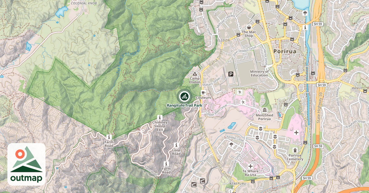Map of Rangituhi Trail Park