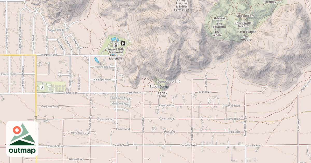 Map of Corner Crack