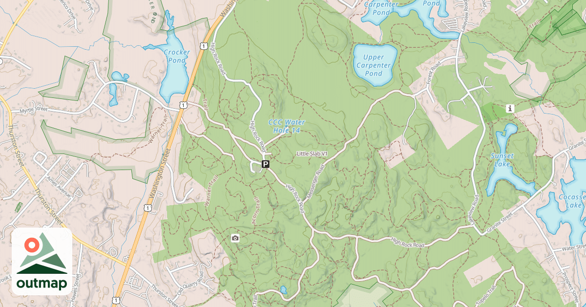 Map of Little Slab
