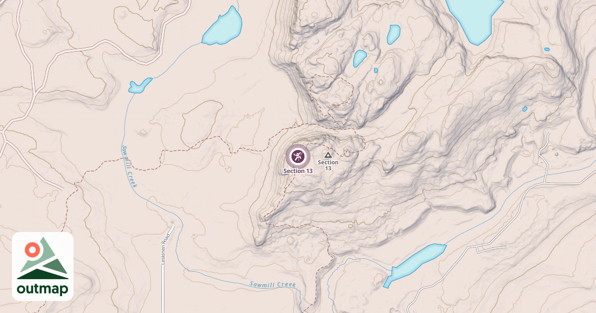 Map of Section 13