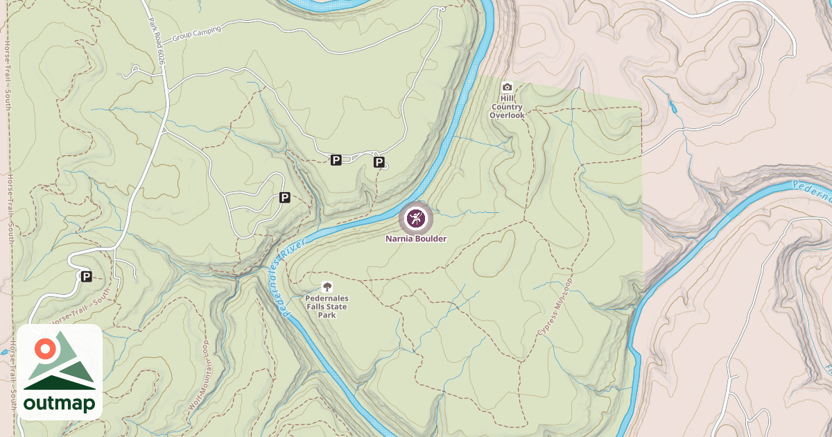 Map of Narnia Boulder