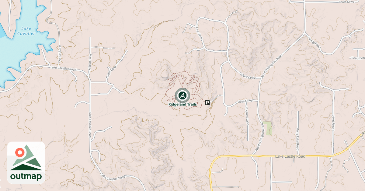 Map of Ridgeland Trails