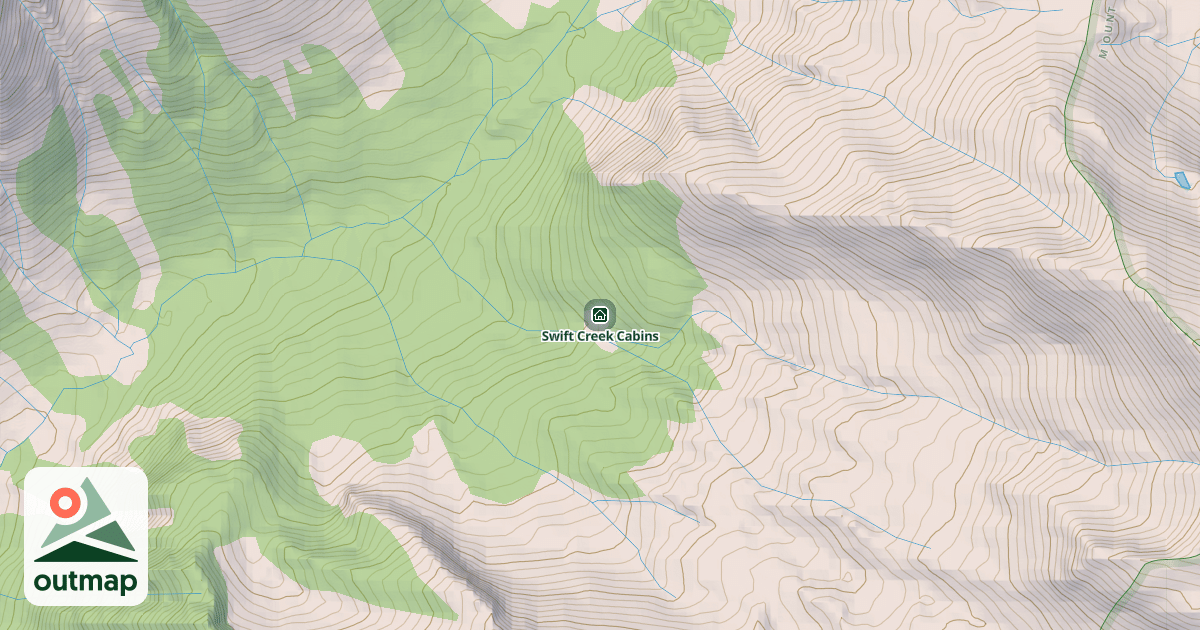 Map of Swift Creek Cabins