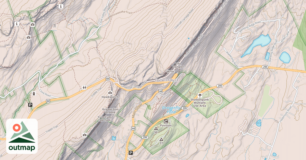 Map of Fitschen's Folly