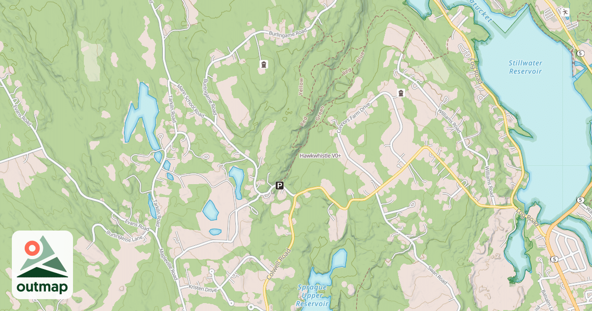 Map of Hawkwhistle