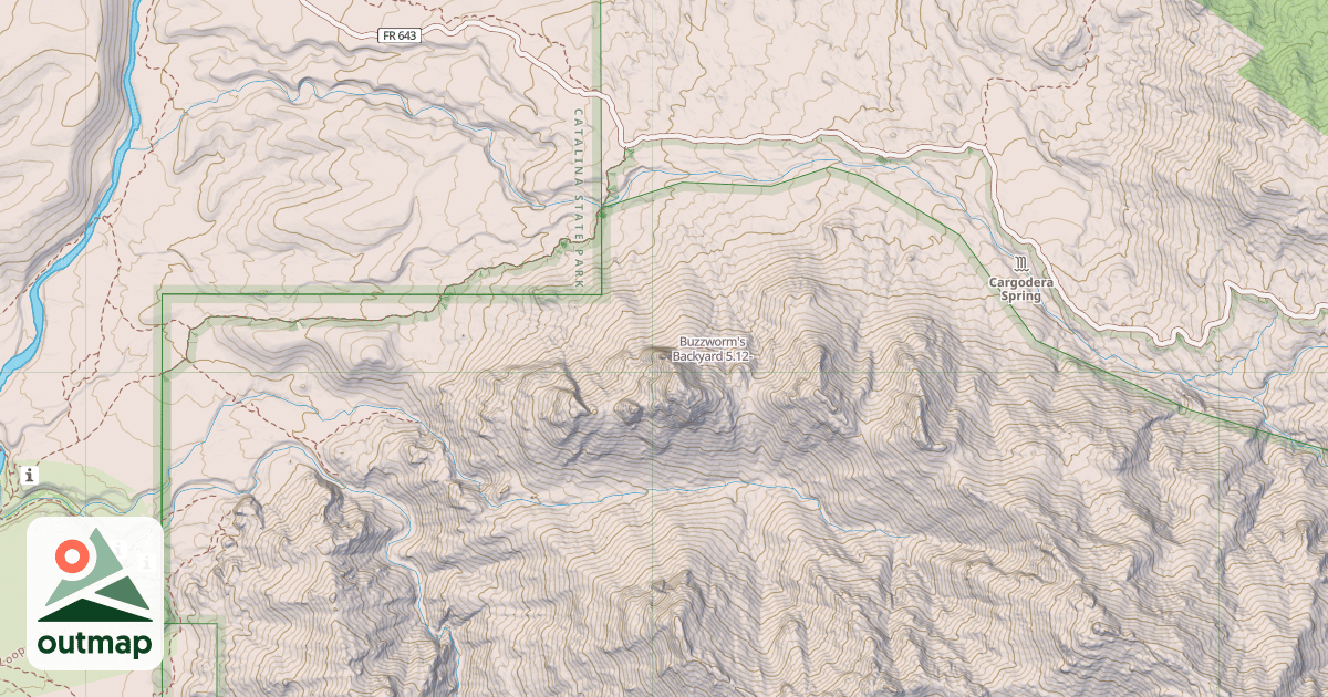 Map of Buzzworm's Backyard
