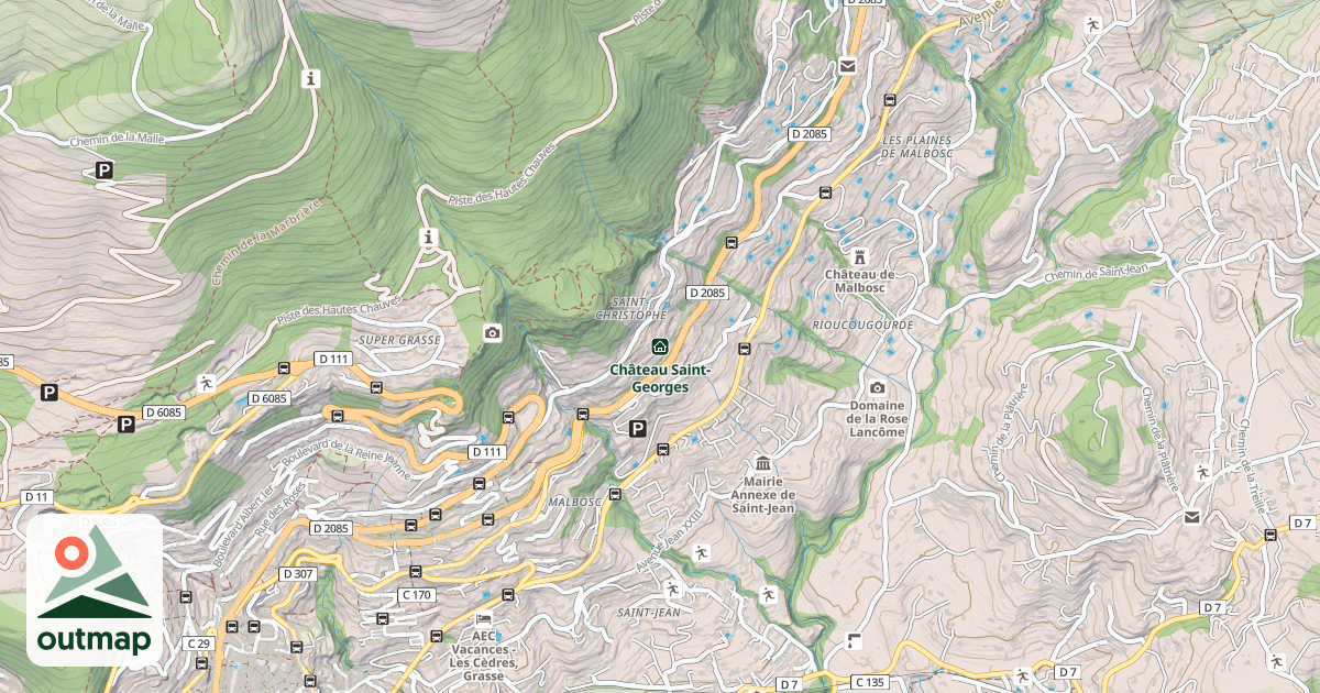 Map of Château Saint-Georges