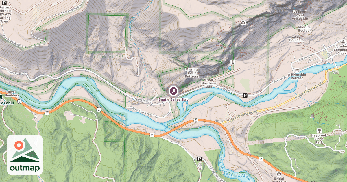 Map of Beetle Bailey Slab