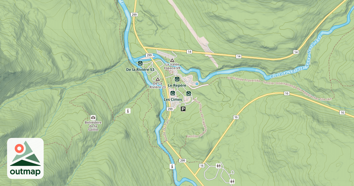 Map of Les Vallons
