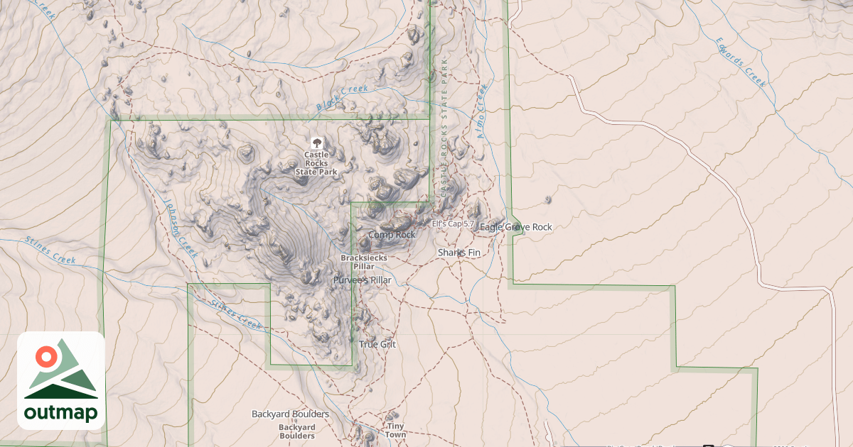 Map of Elf's Cap