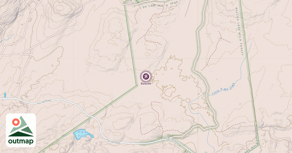 Map of Bastille