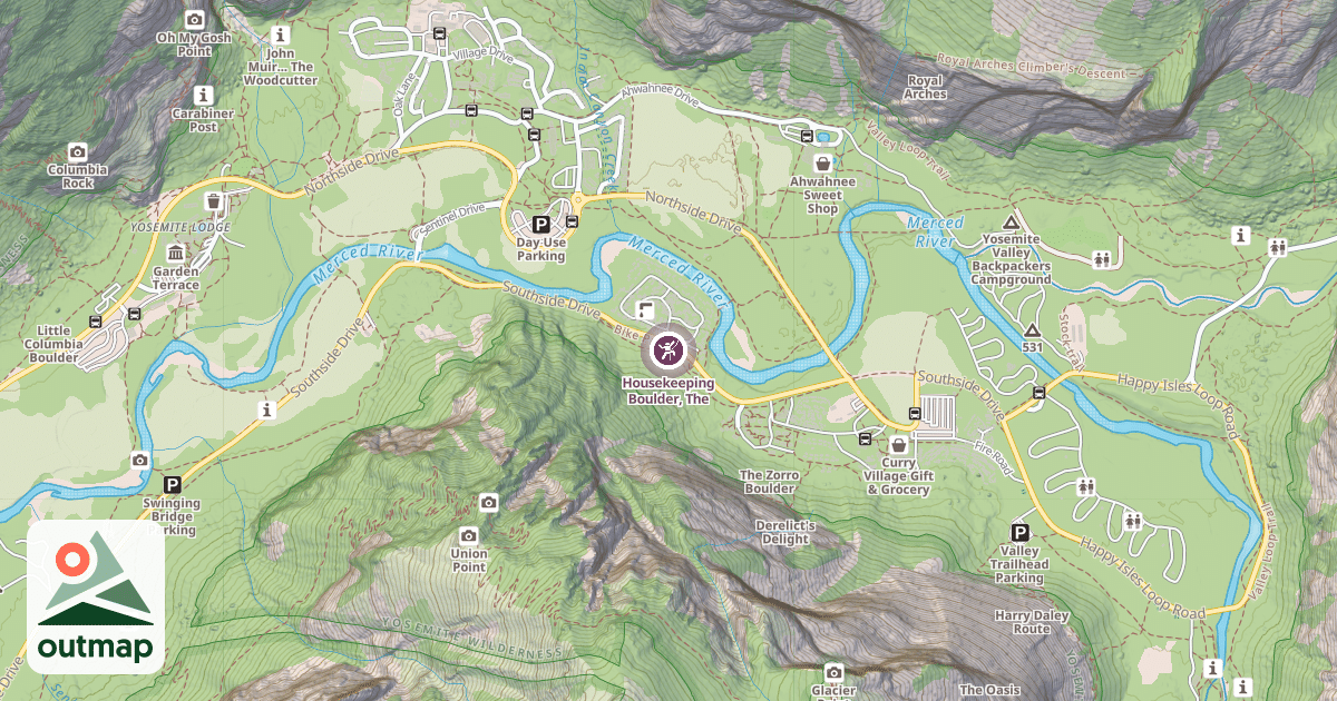 Map of Housekeeping Boulder, The