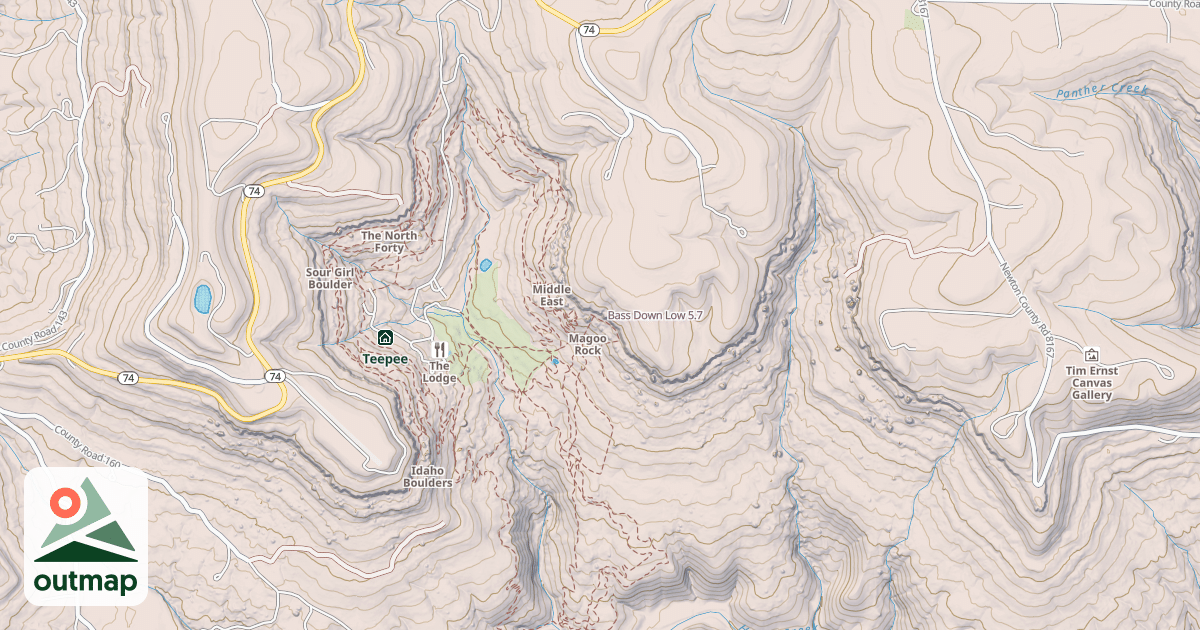 Map of Bass Down Low