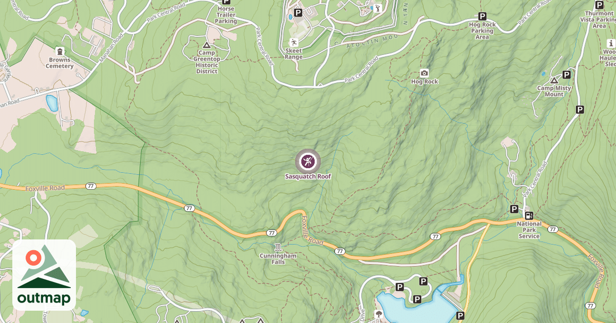 Map of Sasquatch Roof