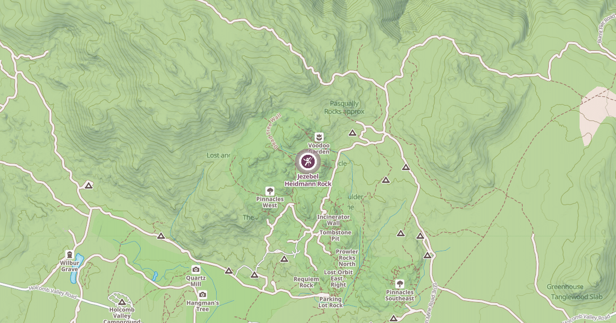 Map preview of Jezebel Heidmann Rock