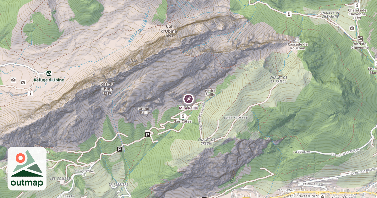 Map of Mini Raille