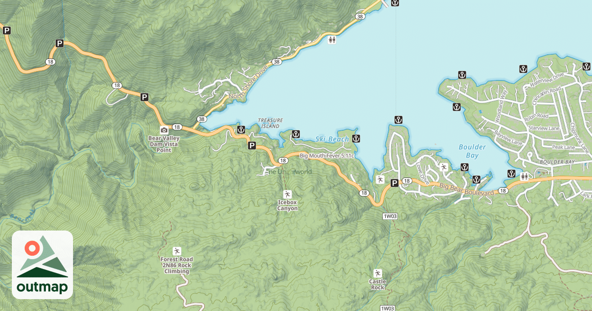 Map of Big Mouth Fever