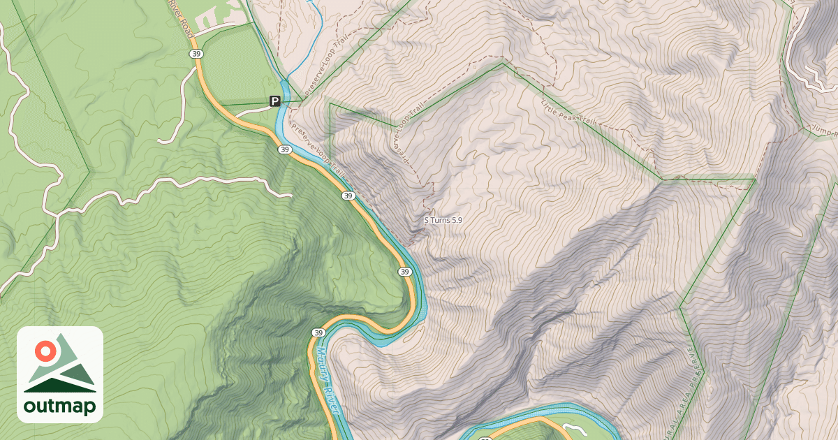 Map of S Turns