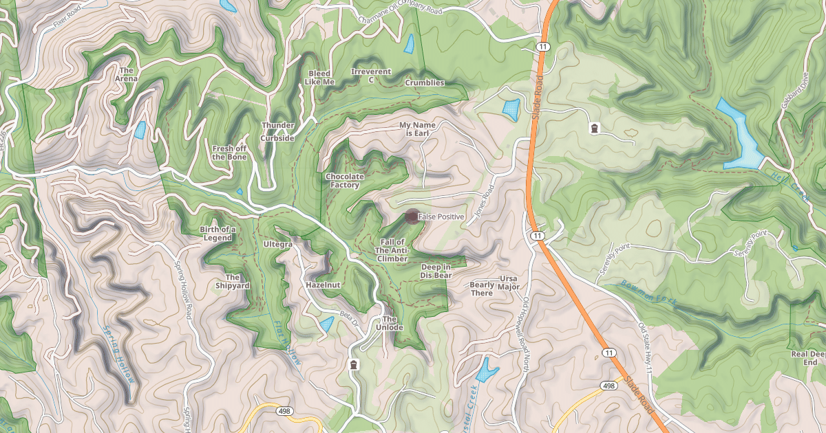 Map preview of False Positive