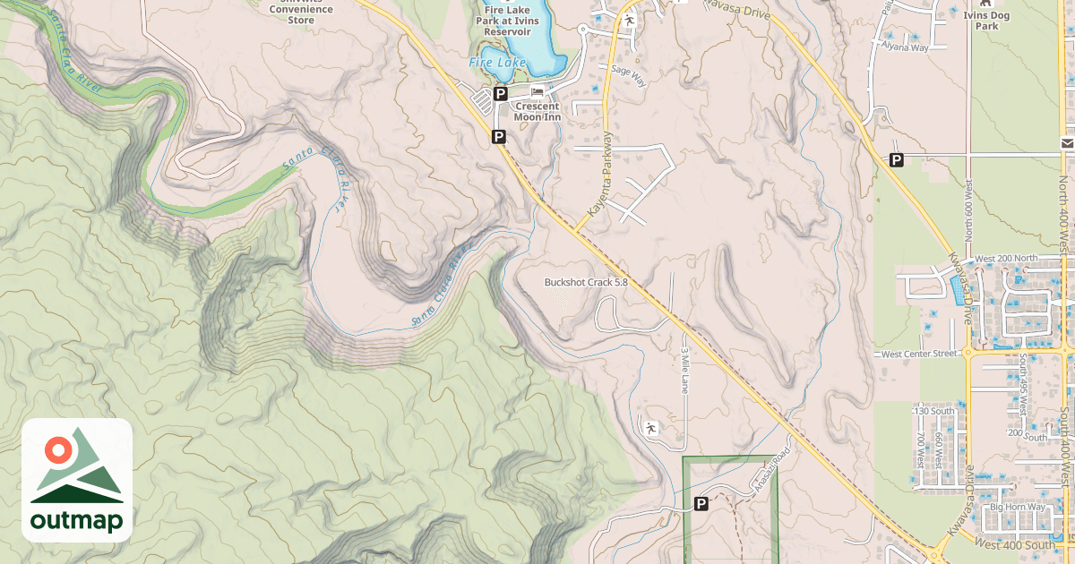 Map of Buckshot Crack