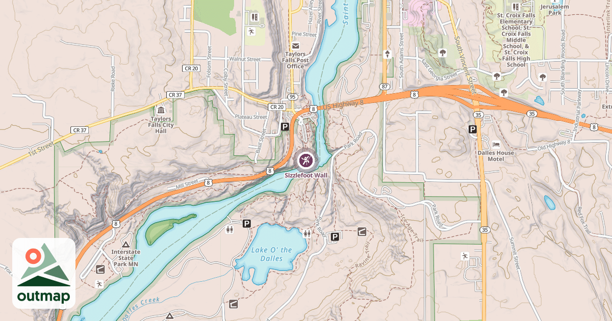 Map of Sizzlefoot Wall