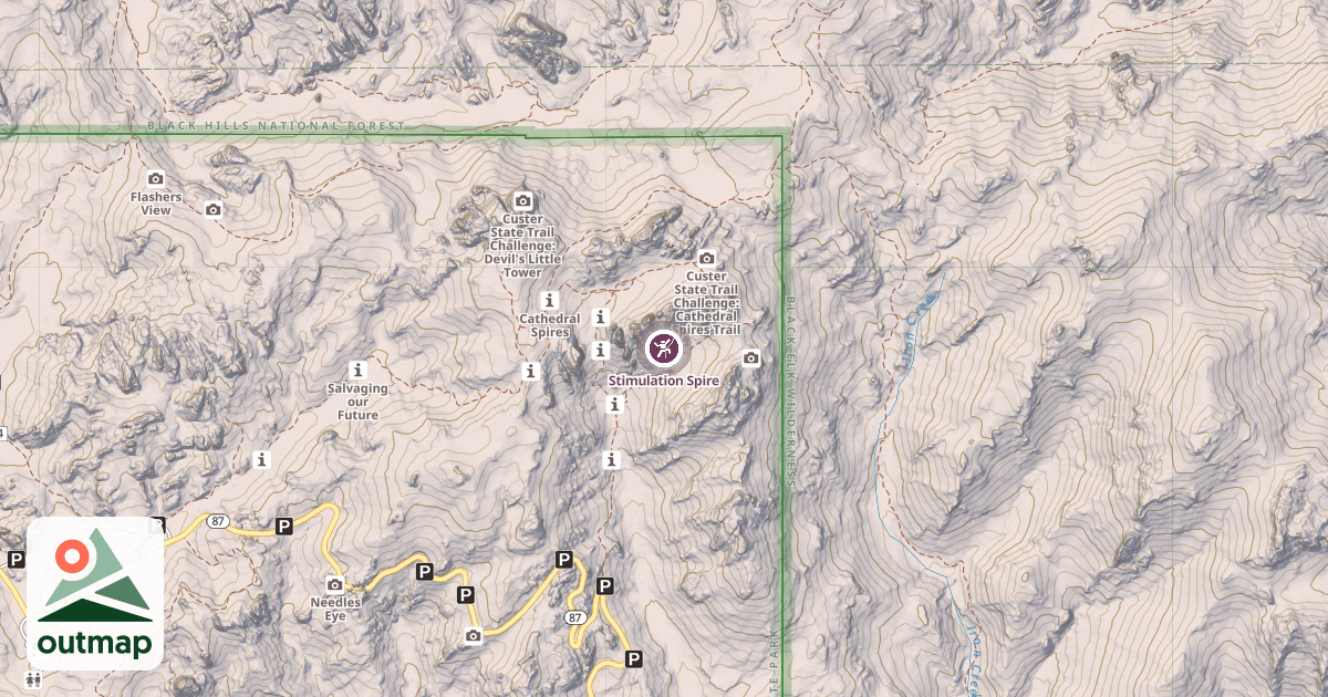 Map of Stimulation Spire