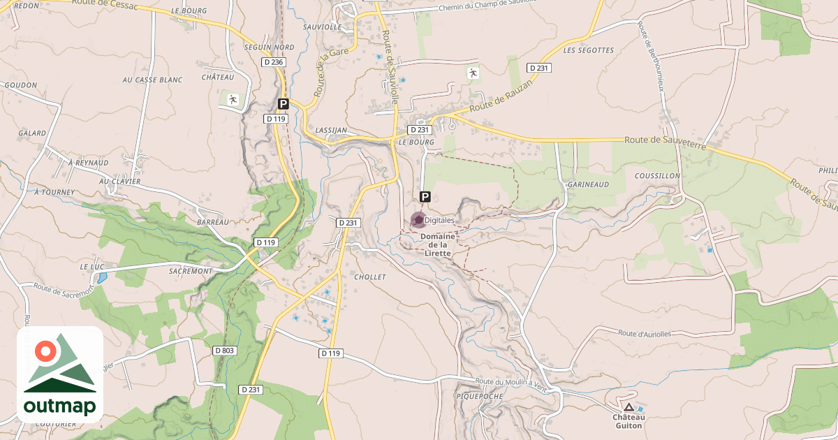 Map of Digitales