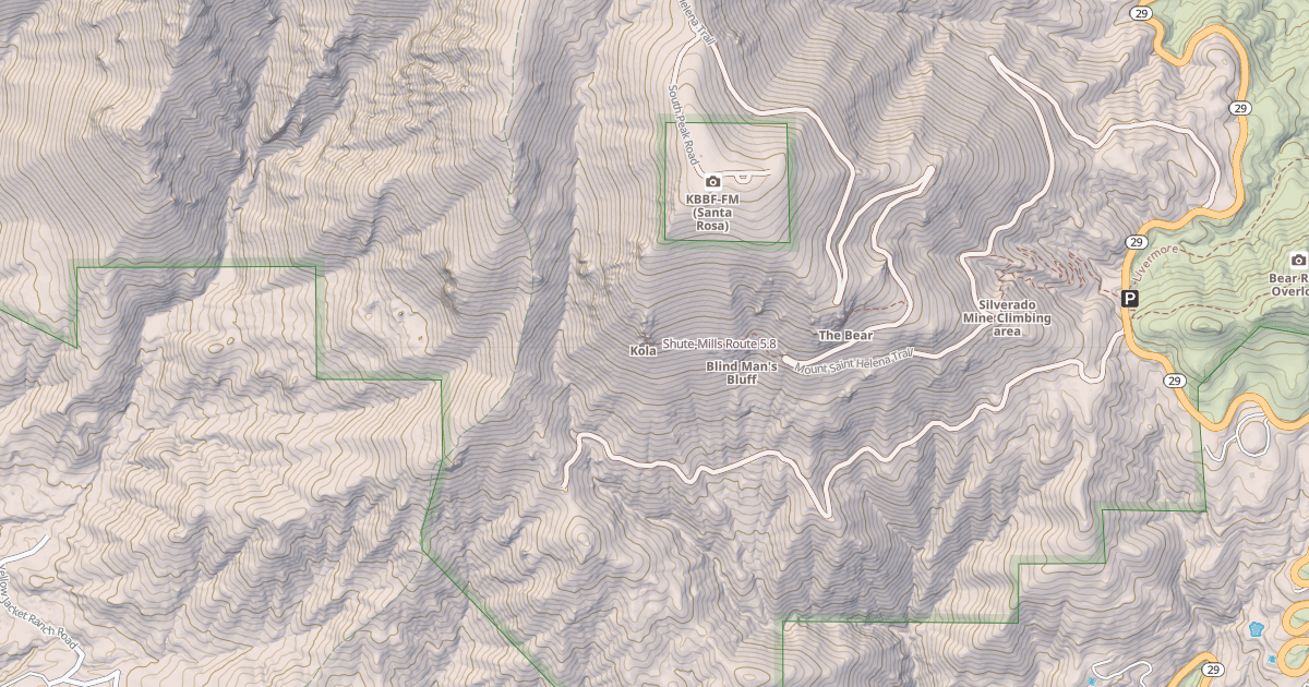 Map preview of Shute-Mills Route