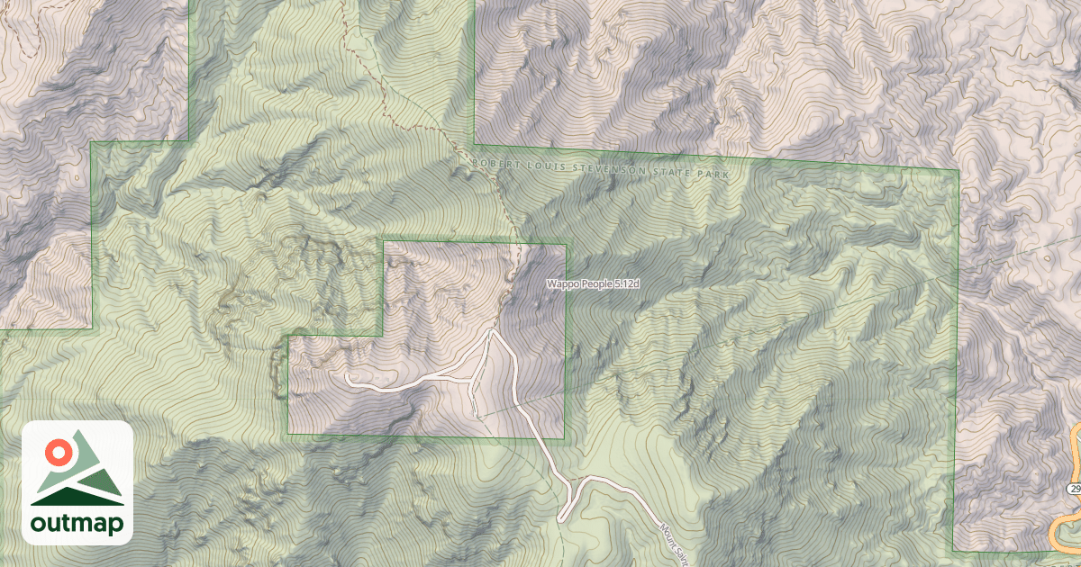Map of Wappo People
